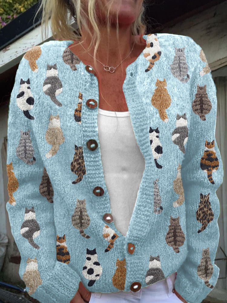 Blue Cardigan / 4XL