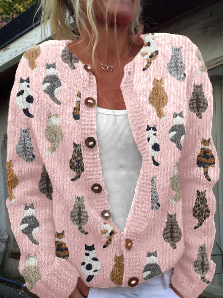 Pink Cardigan / 4XL