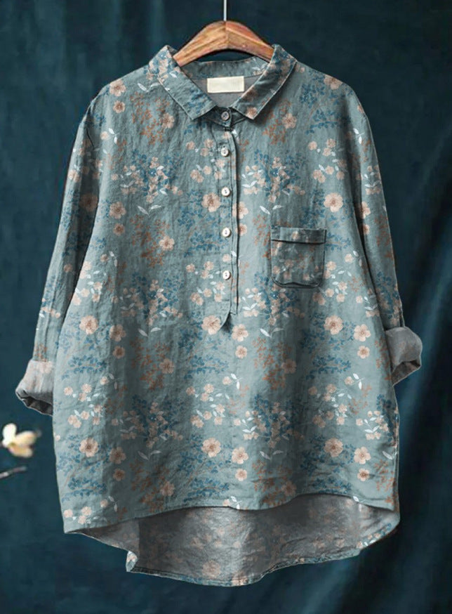 Dusty Blue/Green / 3XL